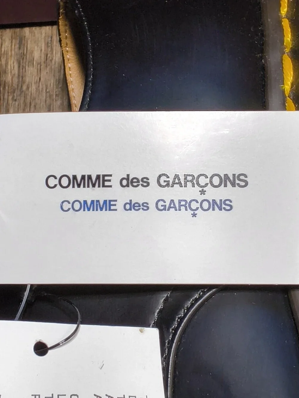 ​Comme des Garçons CDG x Dr Martens Keita Black Leather Shoes Size Mens 5 Wom. 6